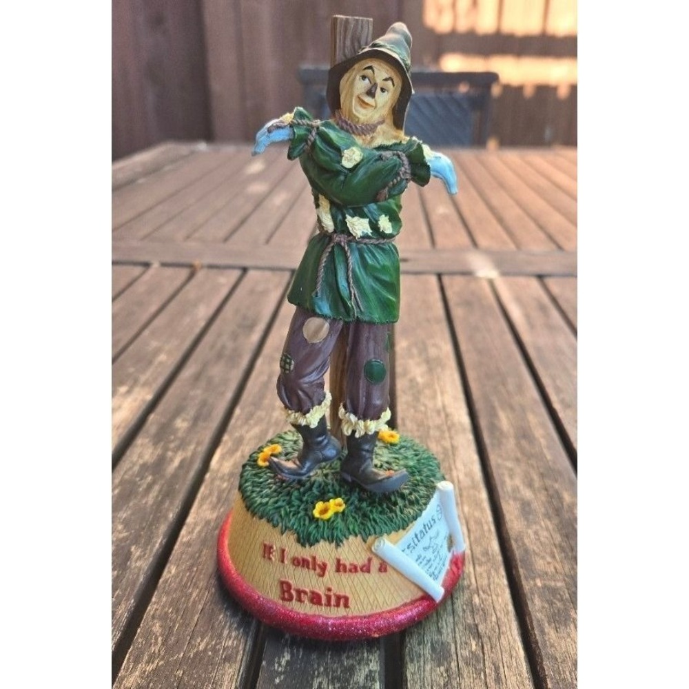 Vintage San Francisco Music Box Co Wizard of Oz Scarecrow Musical Figurine